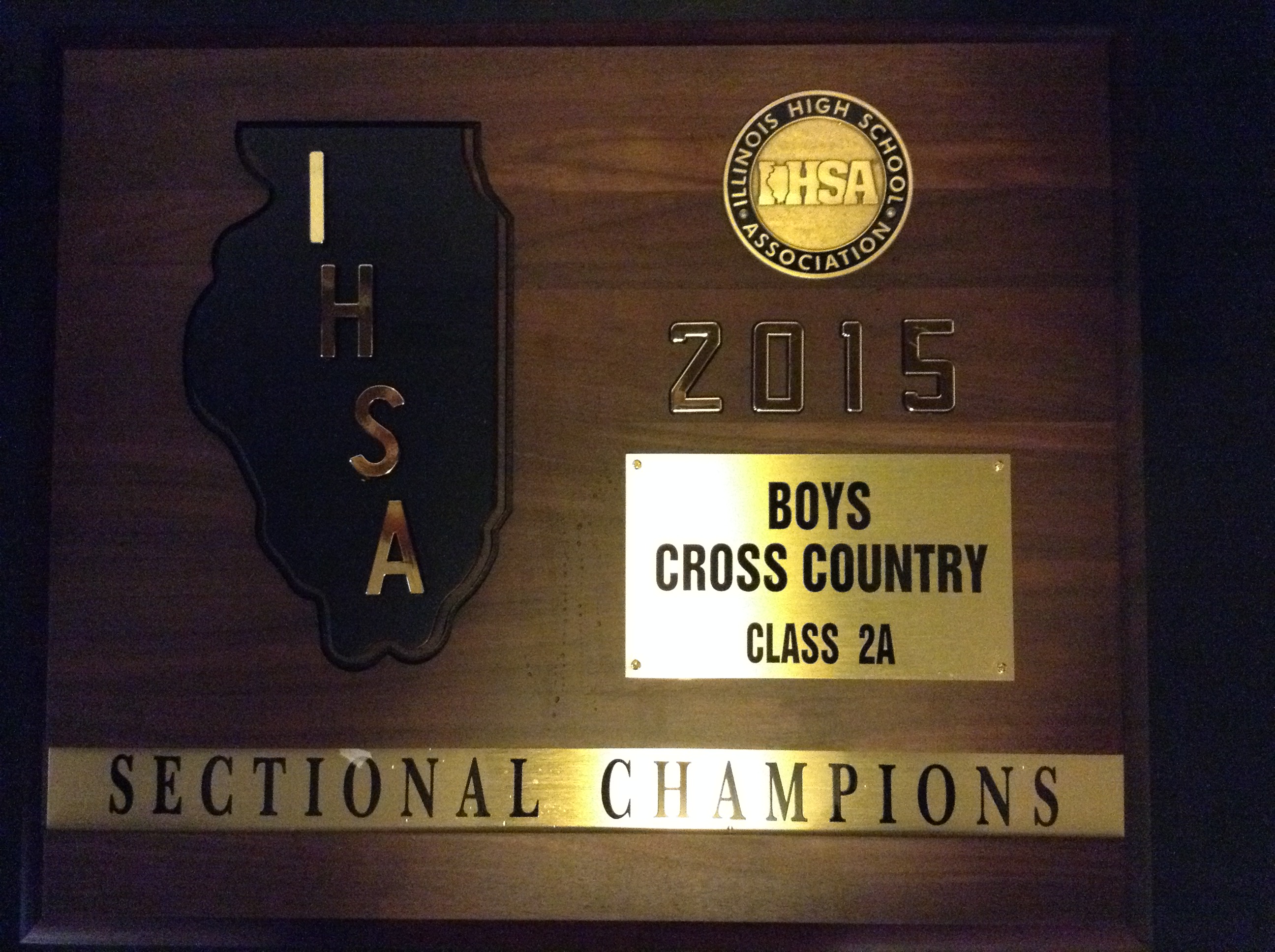 2015 Sectional Plaque