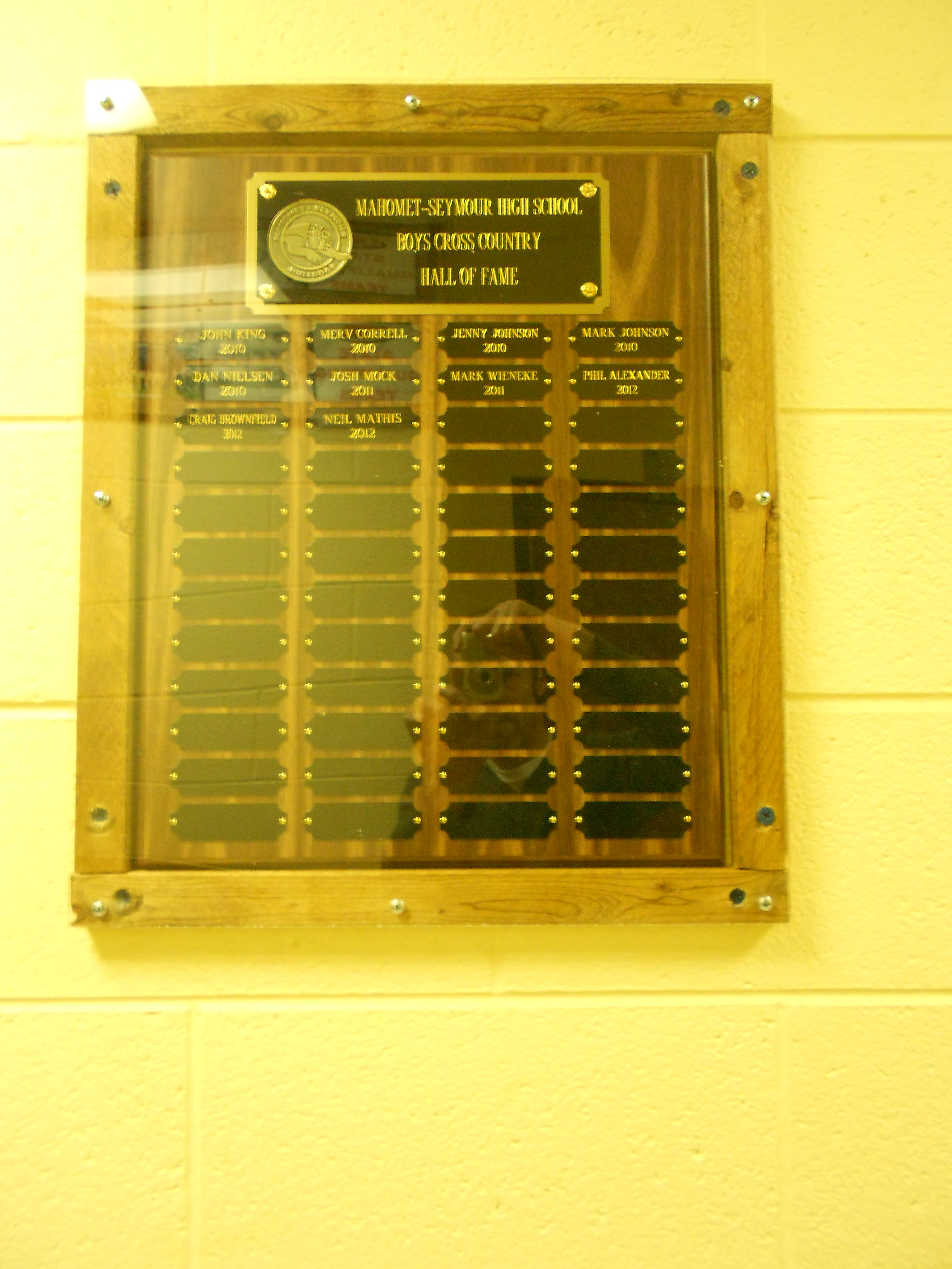 Hall of Fame Perpetual Plaque