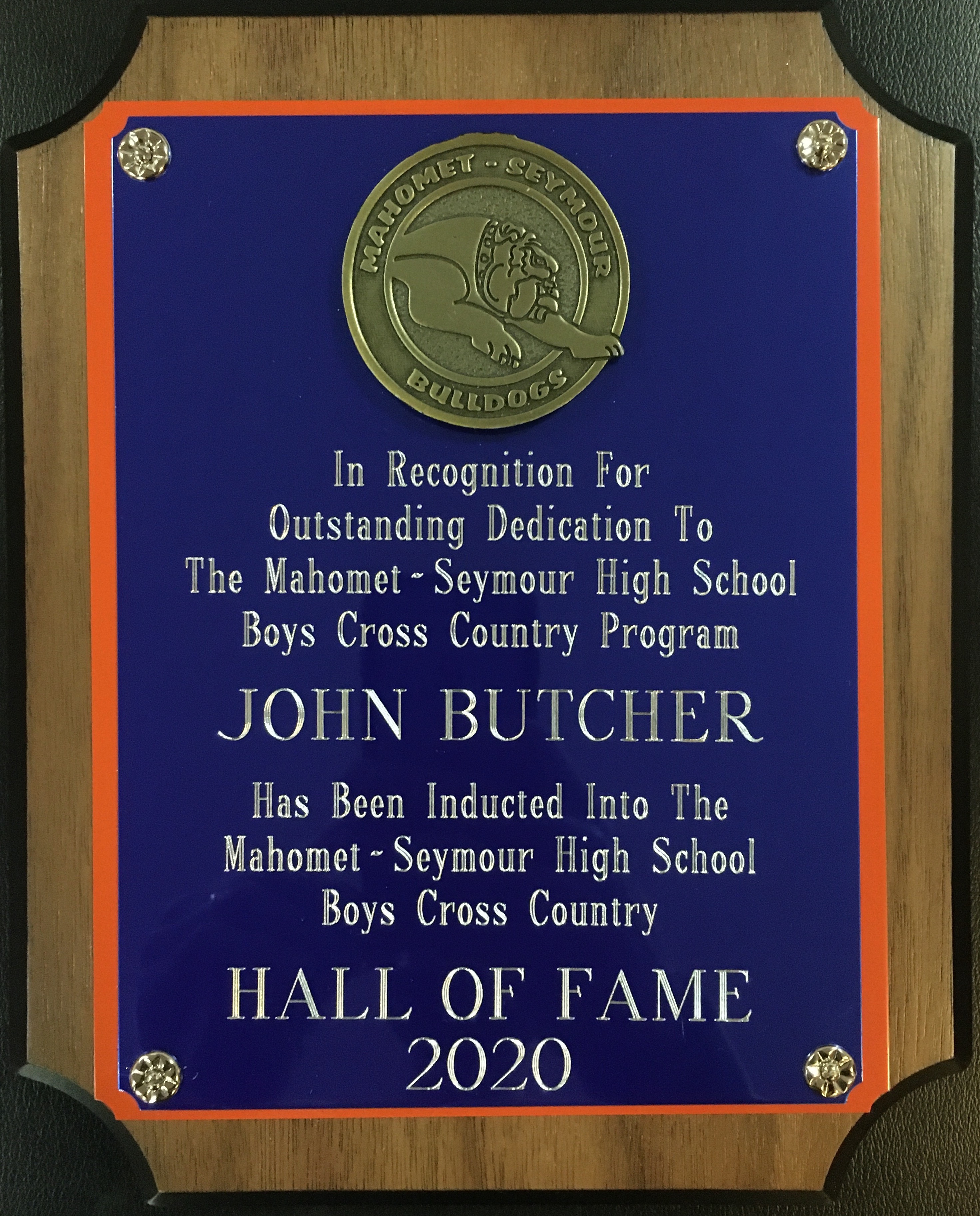John
          Butcher Plaque